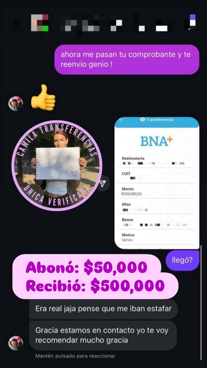 Referencia de operación